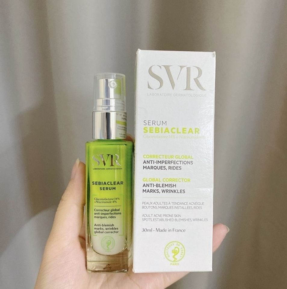 Serum trị mụn c&aacute;m đầu đen SVR