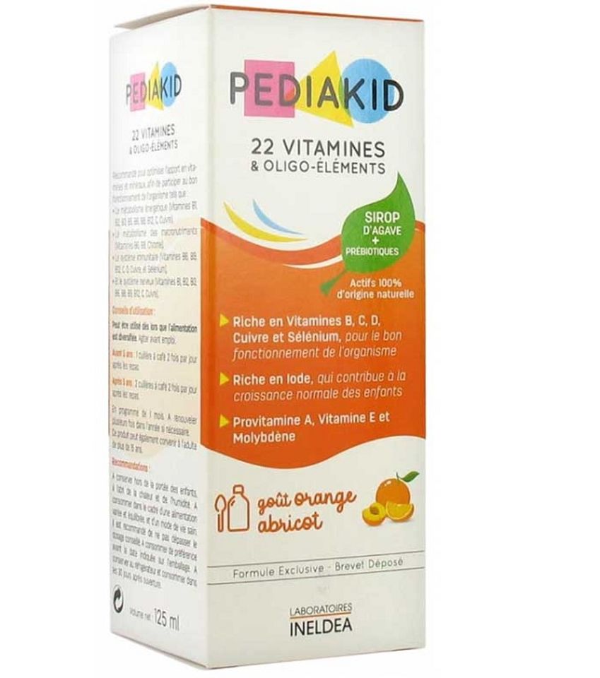 Siro vitamin tổng hợp cho b&eacute; Pediakid 22 Vitamines 