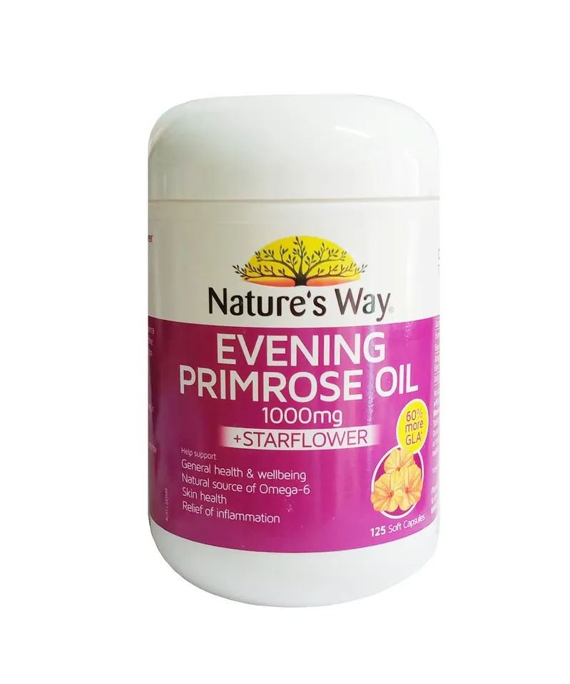 Nature's Way Evening Primrose Oil 1000mg phù hợp sử dụng cho cả người ăn chay