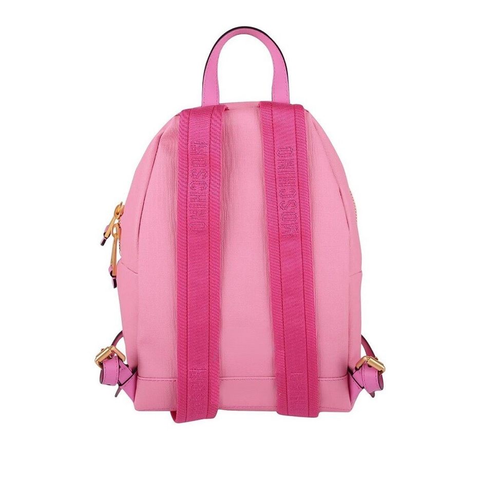 Balo Moschino Teddy Playboy Faux Leather Backpack Pink