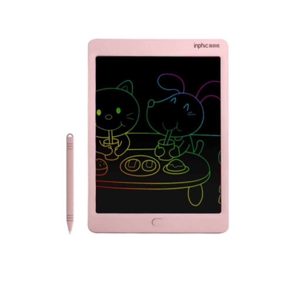 Bảng vẽ cho trẻ Inphic C5 8.5 inch màn hình LCD màu hồng