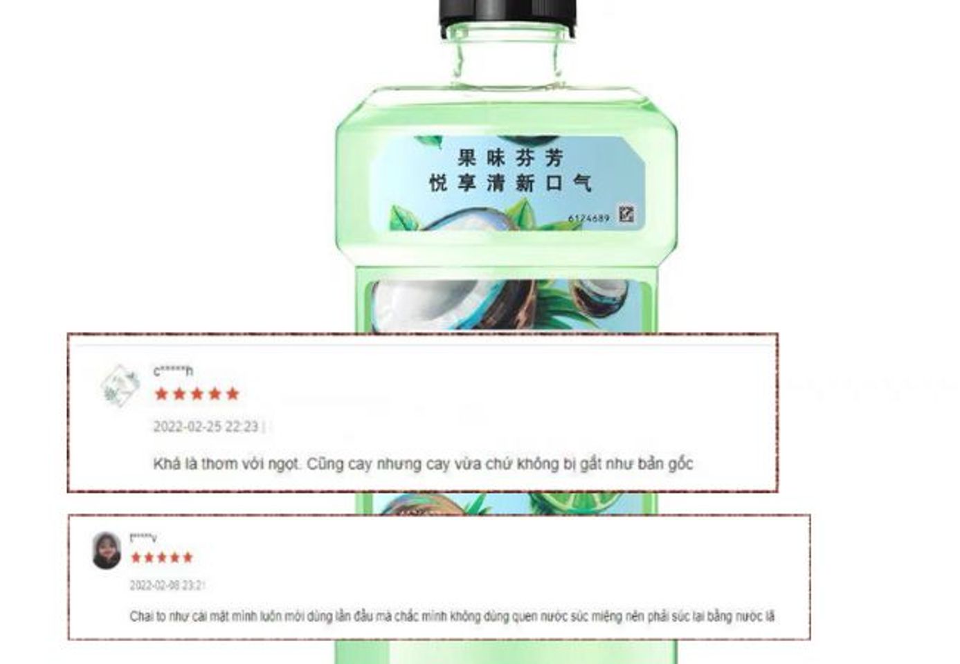 Đ&aacute;nh gi&aacute; nước s&uacute;c miệng Listerine Th&aacute;i Lan Coconut & Lime