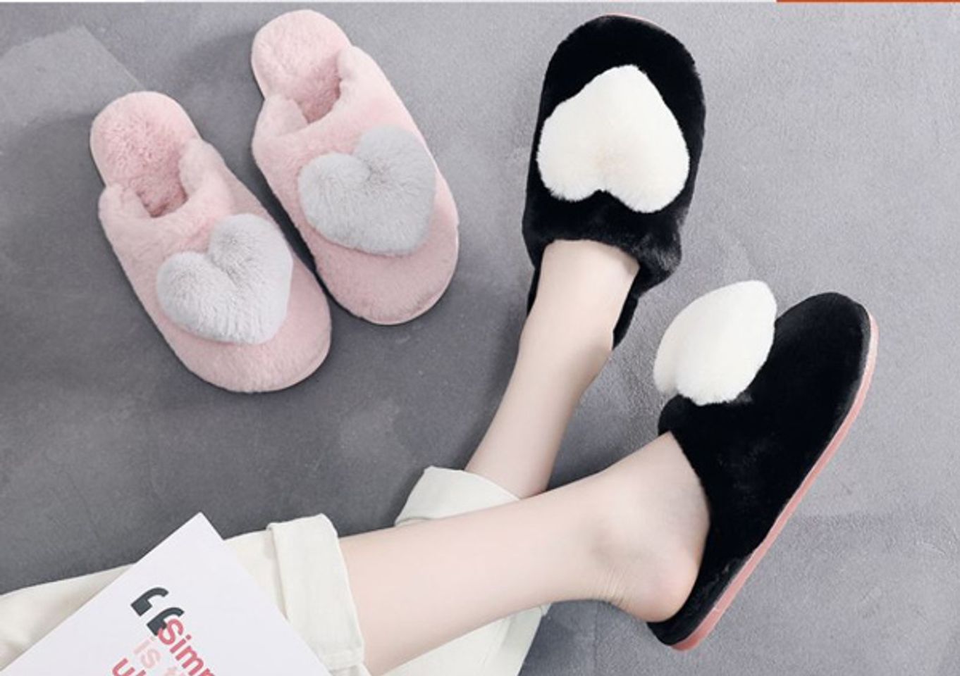 D&eacute;p b&ocirc;ng đi trong nh&agrave; NineRed DB034 d&agrave;nh cho nữ