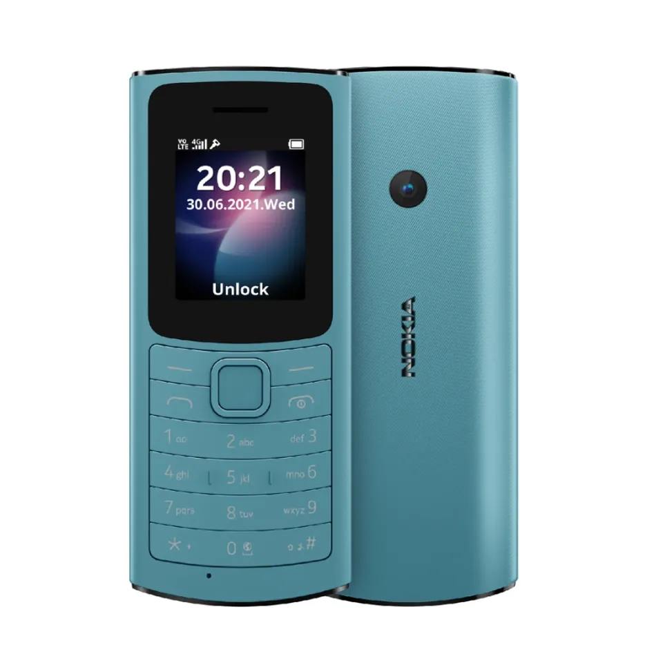 Điện thoại Nokia 110 4G màu xanh