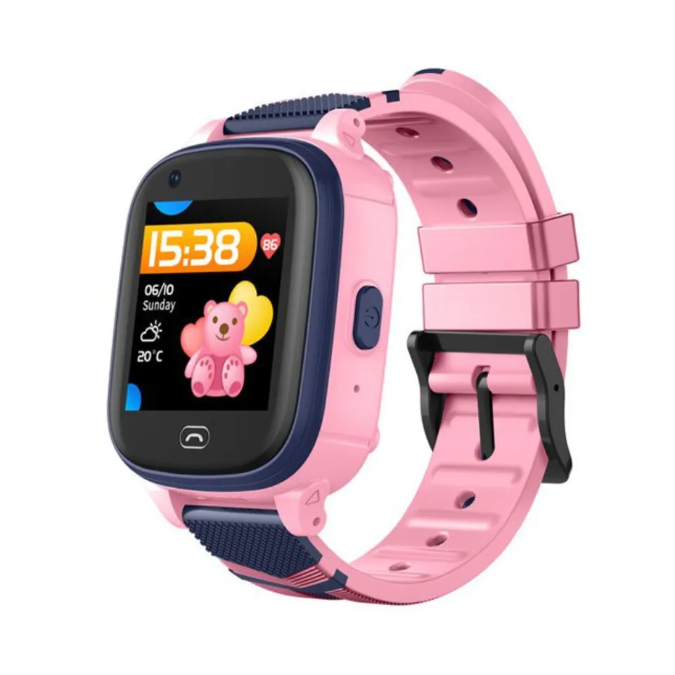 Đồng hồ định vị trẻ em Drapow G4P đa tính năng màu hồng