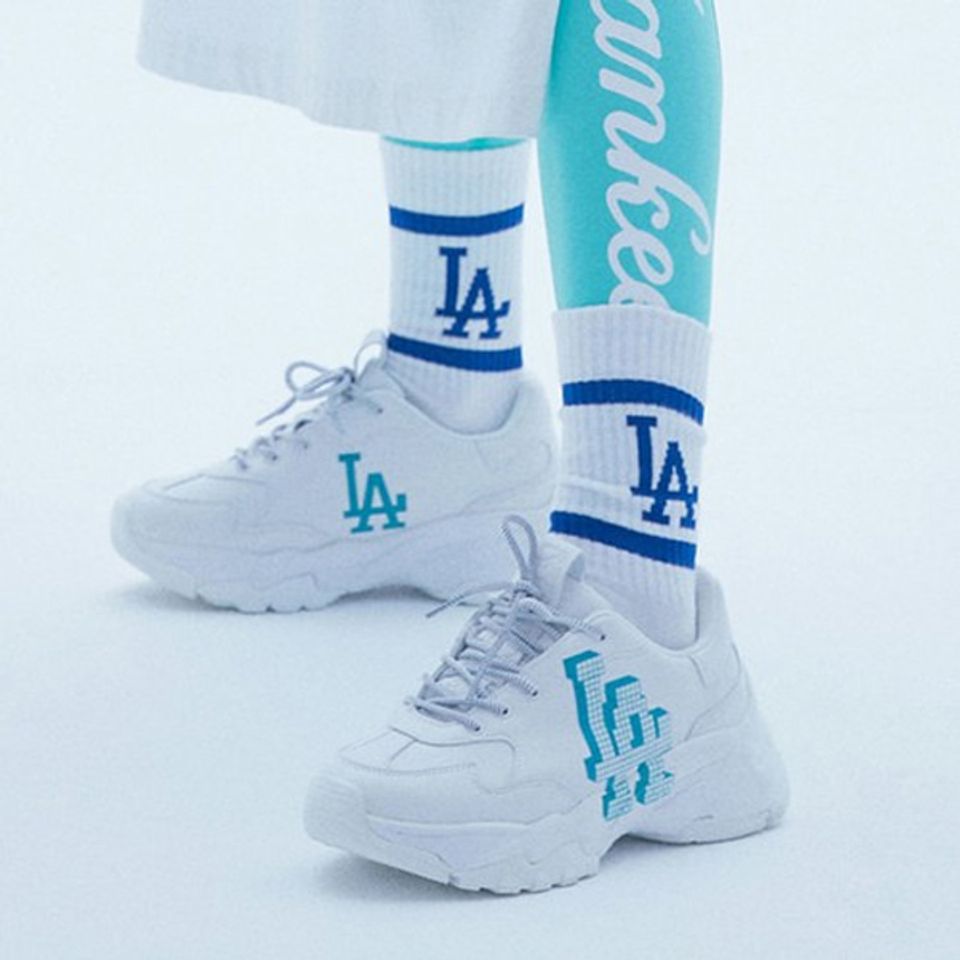 Gi&agrave;y MLB LA Dodgers 32SHCD111-07I 5 lỗ đẹp