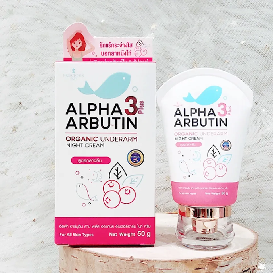 Kem Dưỡng Giảm Thâm Nách Precious Skin Alpha Arbutin 3 Plus, Thái Lan