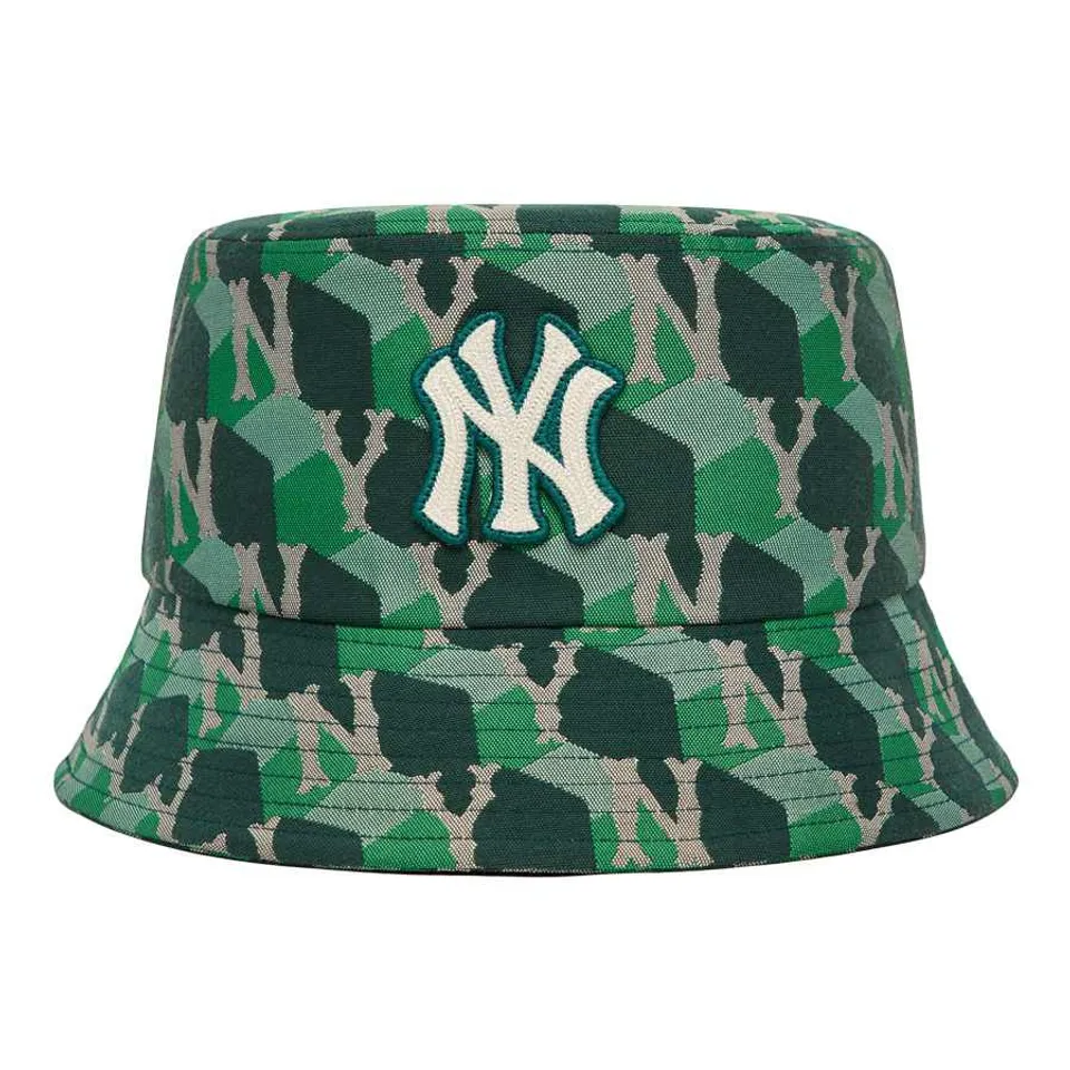 Mũ MLB Cube Monogram Bucket Hat New York Yankees 3AHTM212N-50GND