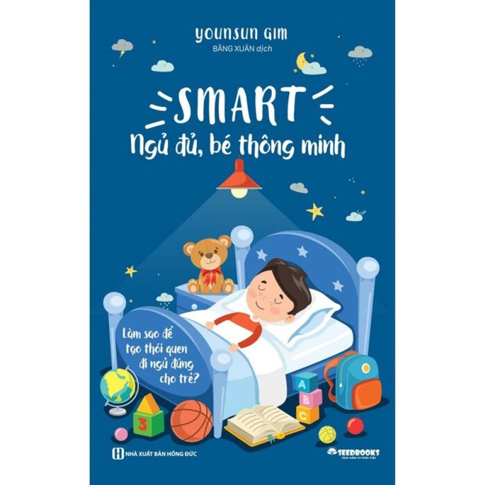 Cuốn sách "Smart: Ngủ đủ, bé thông minh - Làm sao để tạo thói quen đi ngủ đúng cho trẻ?" hỗ trợ giúp mẹ trong cách chăm sóc bé