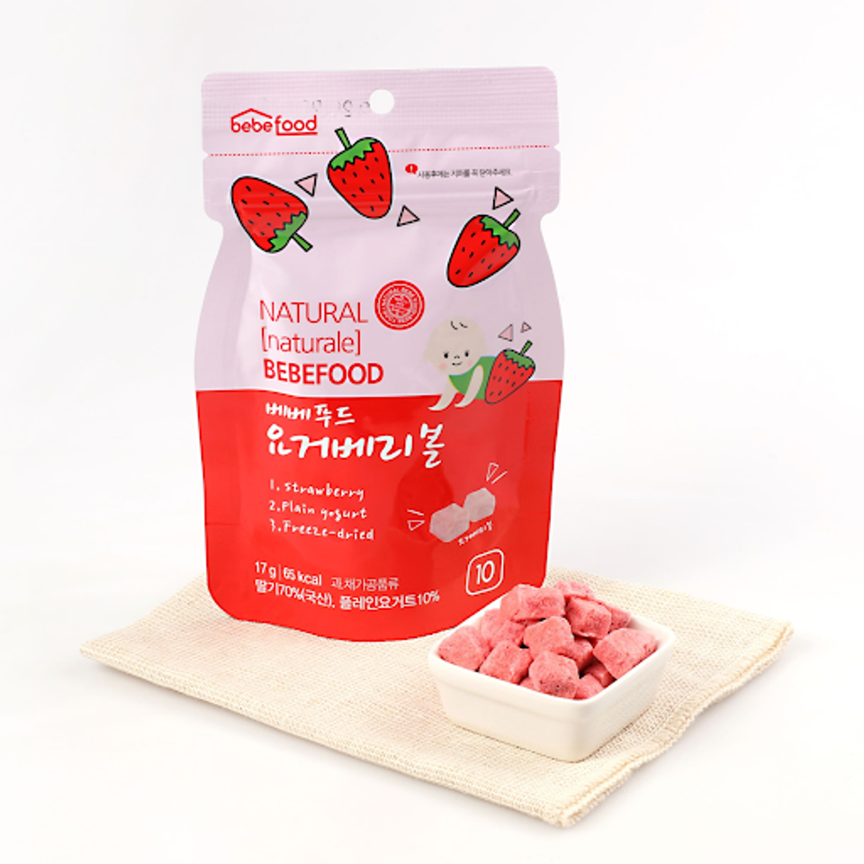 10. Sữa Chua Kh&ocirc; Hữu Cơ Ăn Dặm Cho B&eacute; Bebefood Của H&agrave;n Quốc