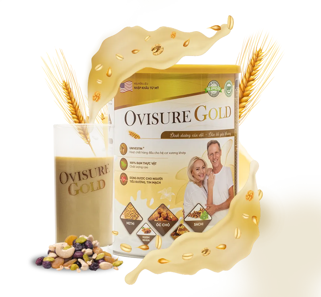 Sữa hạt Ovisure Gold 650g 