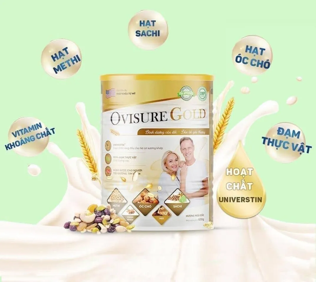 Công dụng của Sữa hạt Ovisure Gold