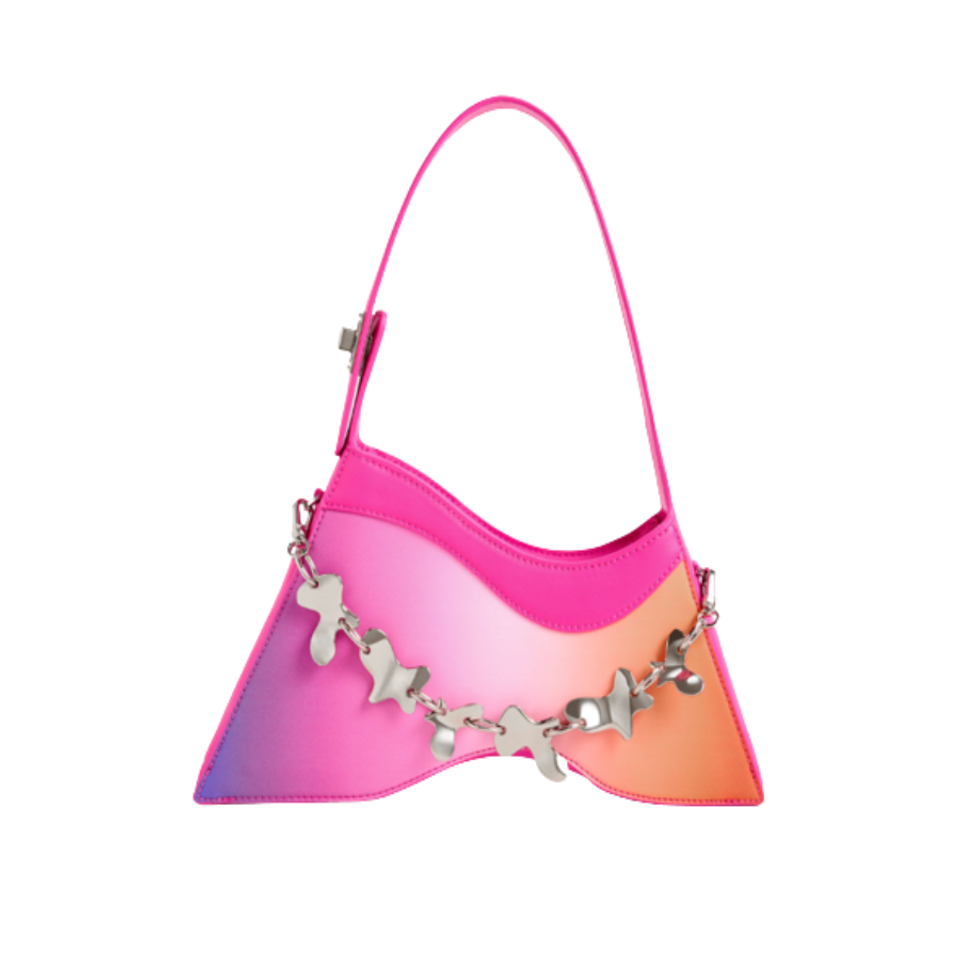 Túi Charles & Keith Verity Chain-Link Sculptural Bag CK2-20671428 Holographic