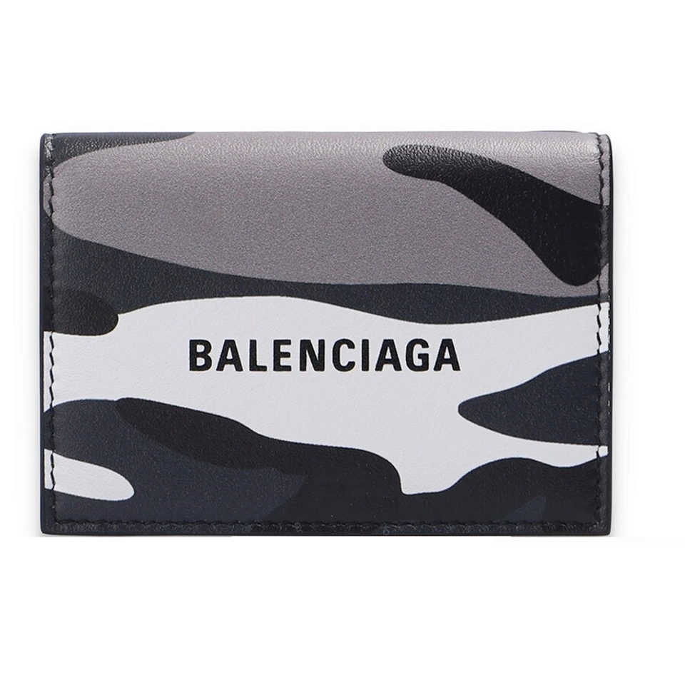 Ví nam Balenciaga Grey Cash Mini Wallet