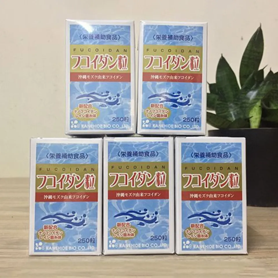 Viên uống Fucoidan Tsubu Nano Nhật Bản hộp 250 viên
