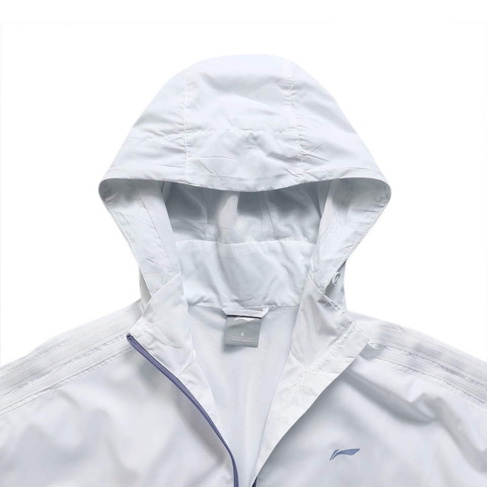 Áo khoác gió Li-Ning nữ AJDQ466-1 màu trắng tím