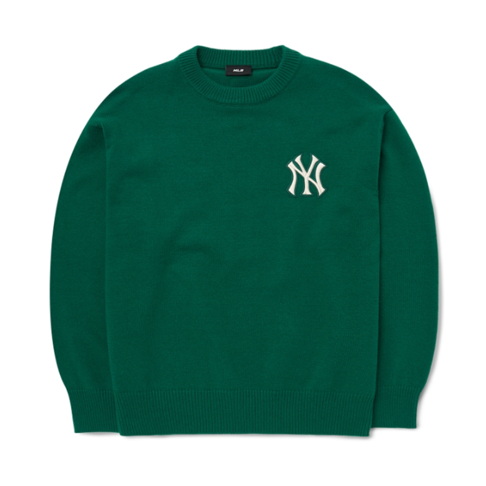 Áo len MLB Basic Big Logo Overfit Sweater NY Yankees 3AKPB0126-50GNS