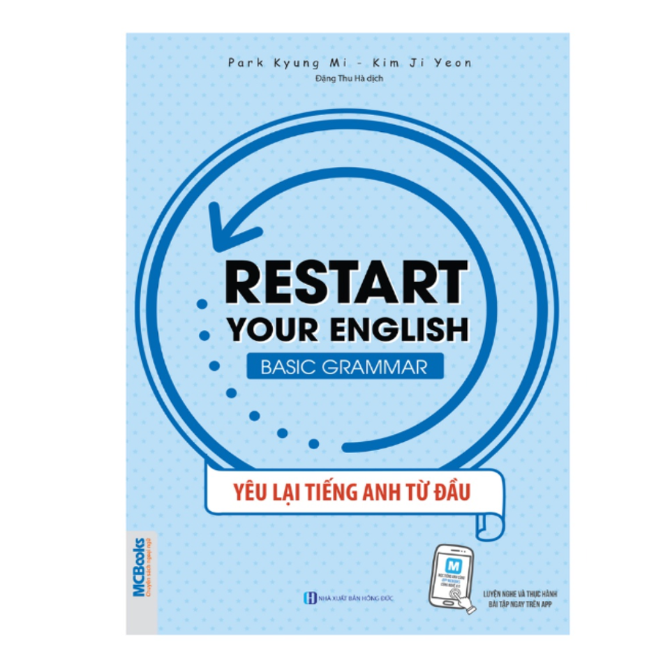 Combo 4 cuốn sách yêu lại tiếng Anh Restart Your English