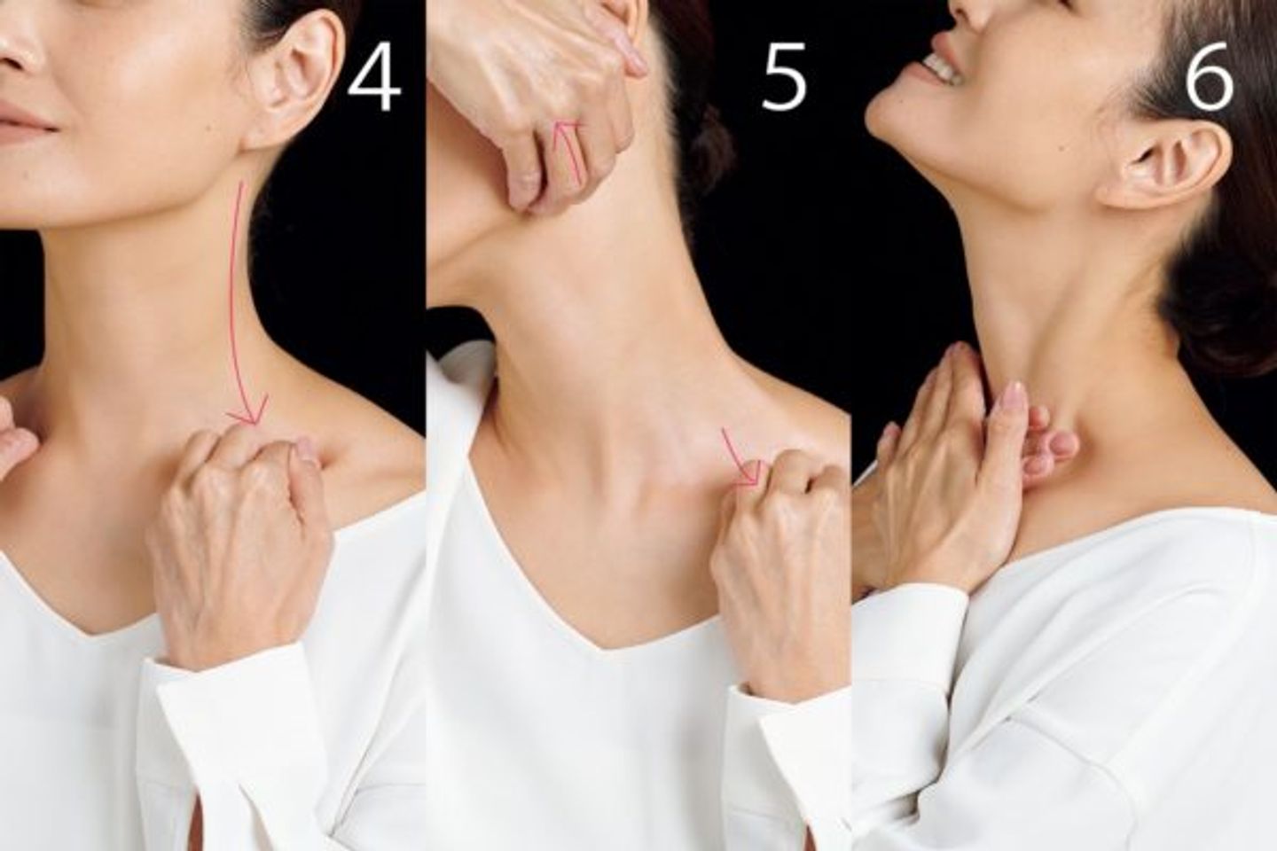 Hướng dẫn các động tác massage cơ bản cho vùng da cổ 