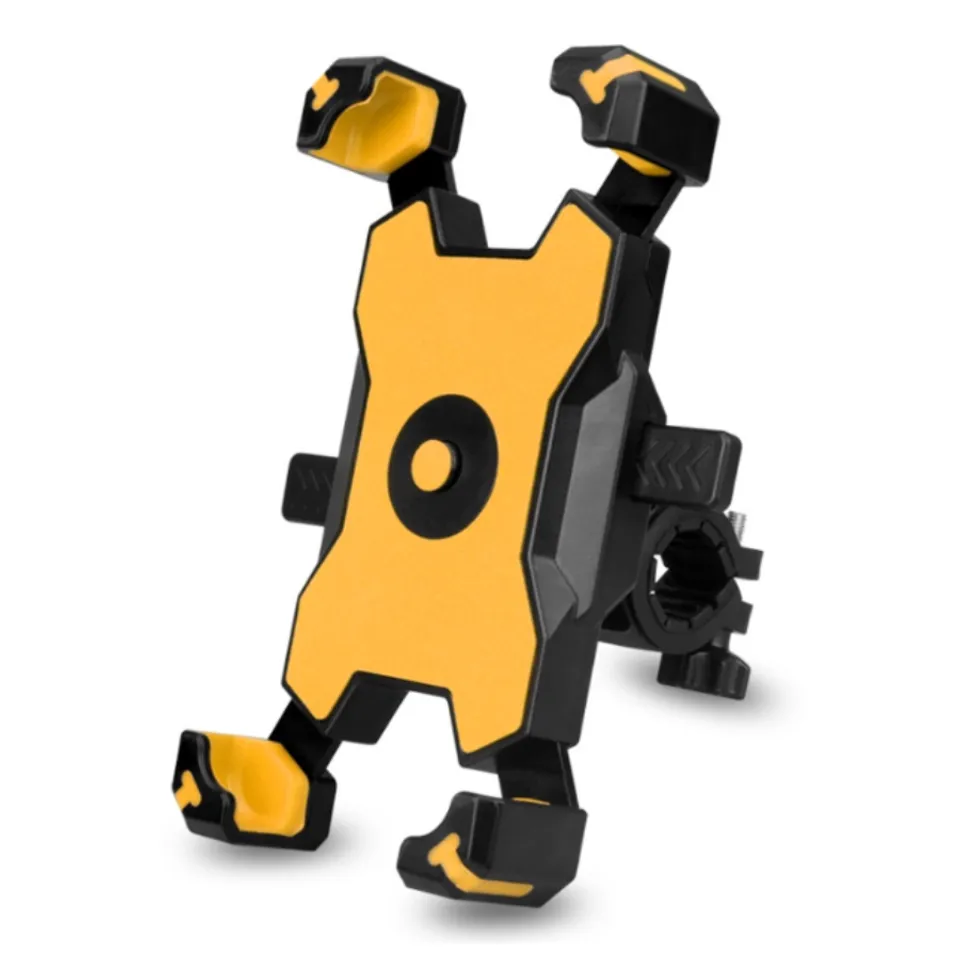 Giá đỡ điện thoại Ceymme bằng nhôm chống rung xoay 360 độ màu vàng