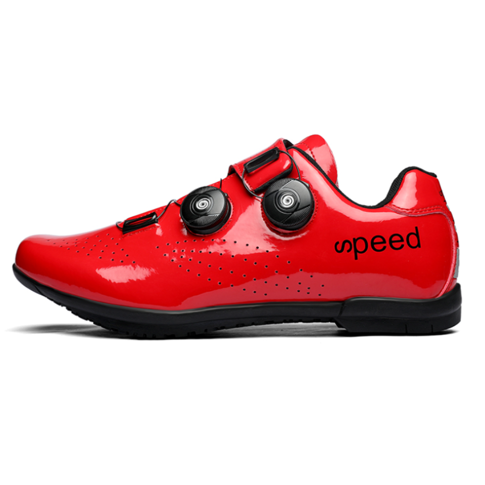 Giày thể thao đạp xe Ceymme khóa vặn thời trang màu đỏ