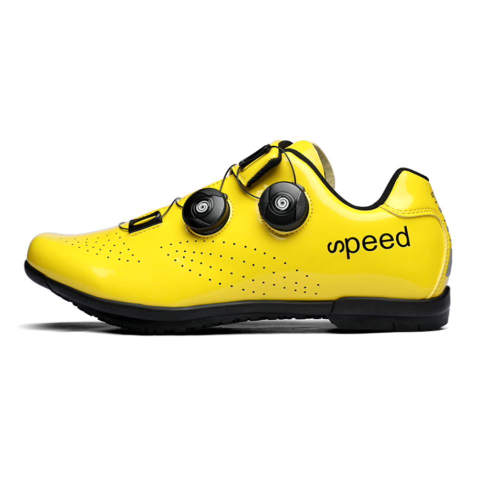 Giày thể thao đạp xe Ceymme khóa vặn thời trang màu vàng