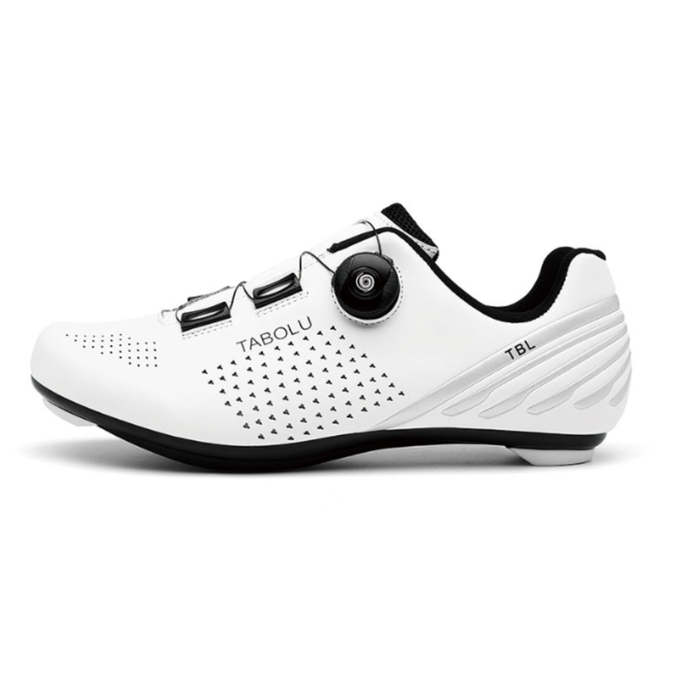 Giày thể thao đạp xe Ceymme Tabolu TBL đế bệt siêu nhẹ màu trắng