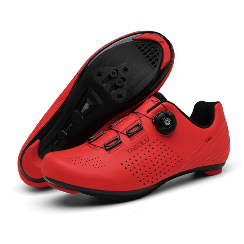 Giày thể thao đạp xe Ceymme Tabolu TBL đế bệt siêu nhẹ màu đỏ