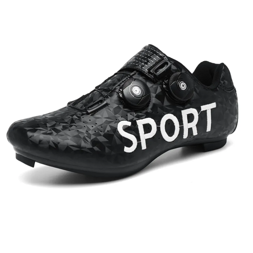 Giày thể thao đạp xe thoáng khí Ceymme Sport màu đen