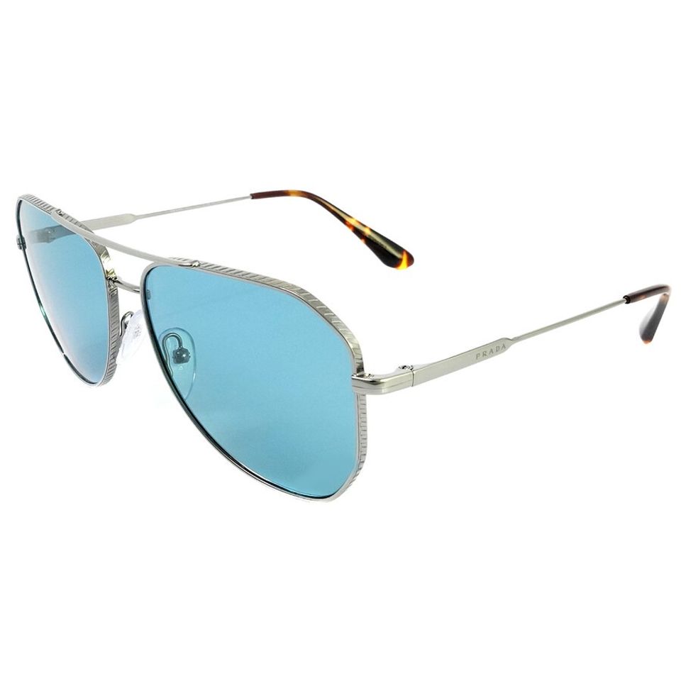Kính mát Prada Green Polarized Geometric Men's Sunglasses PR 63XS 5AV04D 58