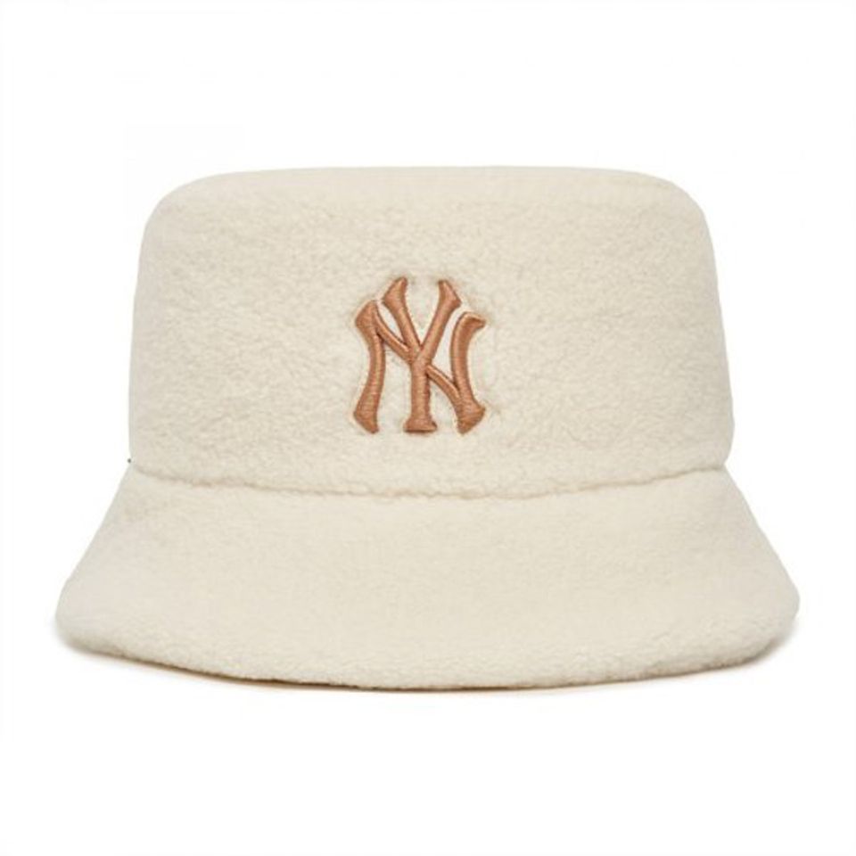 mũ bucket l&ocirc;ng cừu mlb ny đẹp