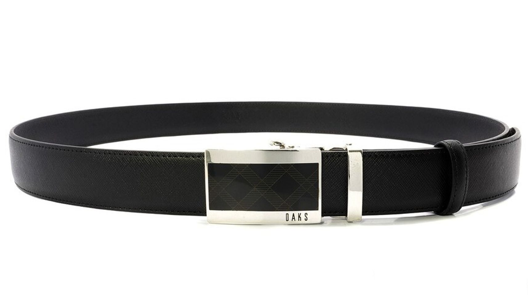 Thắt lưng nam Daks Men's Sqaure Logo Buckle Adjustable Belt