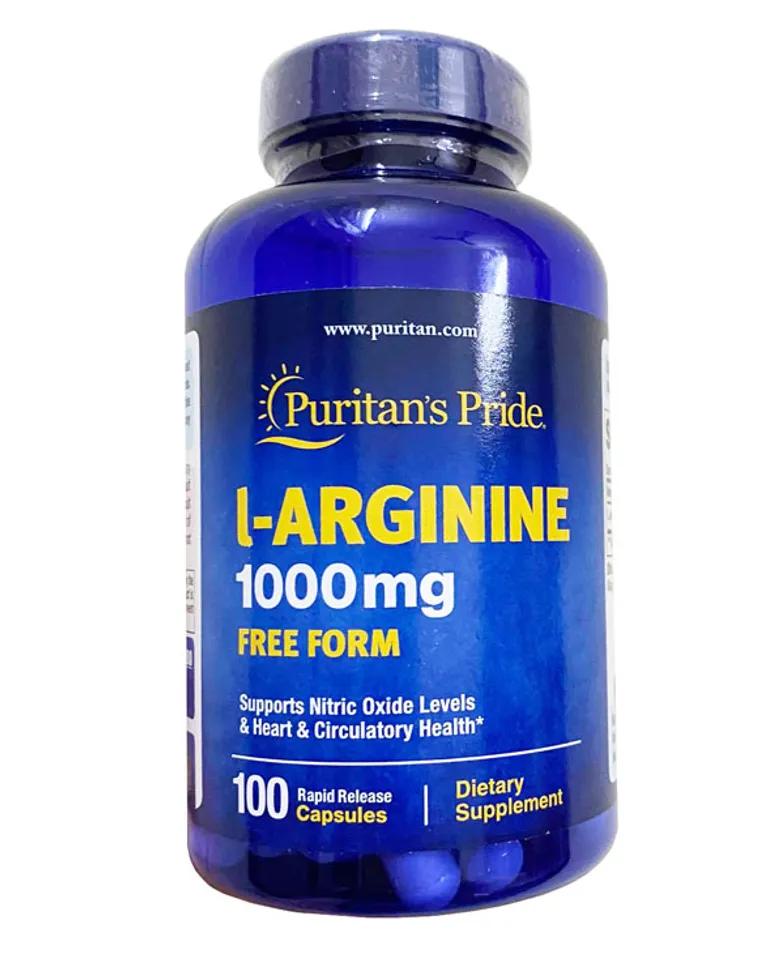Thuốc giải độc gan liền Puritan's Pride L-Arginine 1000mg