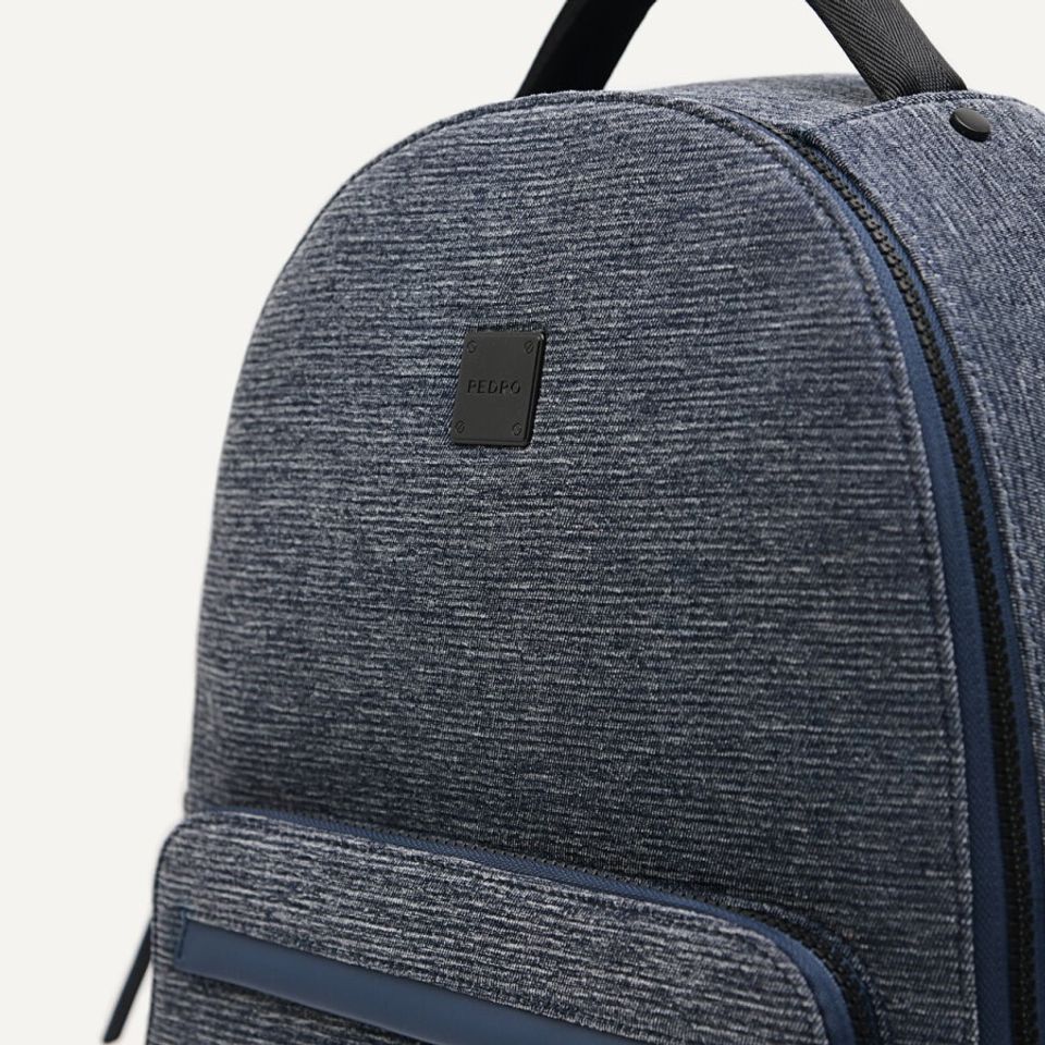Balo thời trang Pedro Fabric Backpack PM2-26320151 Navy có thiết kế tinh tế