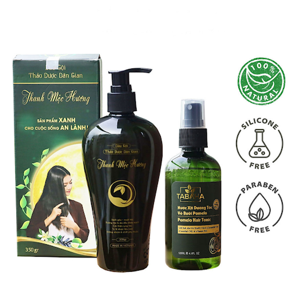 Dầu Gội Giảm Rụng Tóc Không Silicon Thanh Mộc Hương, 350ml 