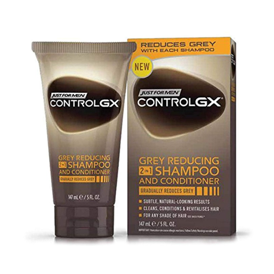 Dầu gội xả hỗ trợ giảm tóc bạc Just For Men Control GX Grey Reducing 2-in-1 Shampoo and Conditioner