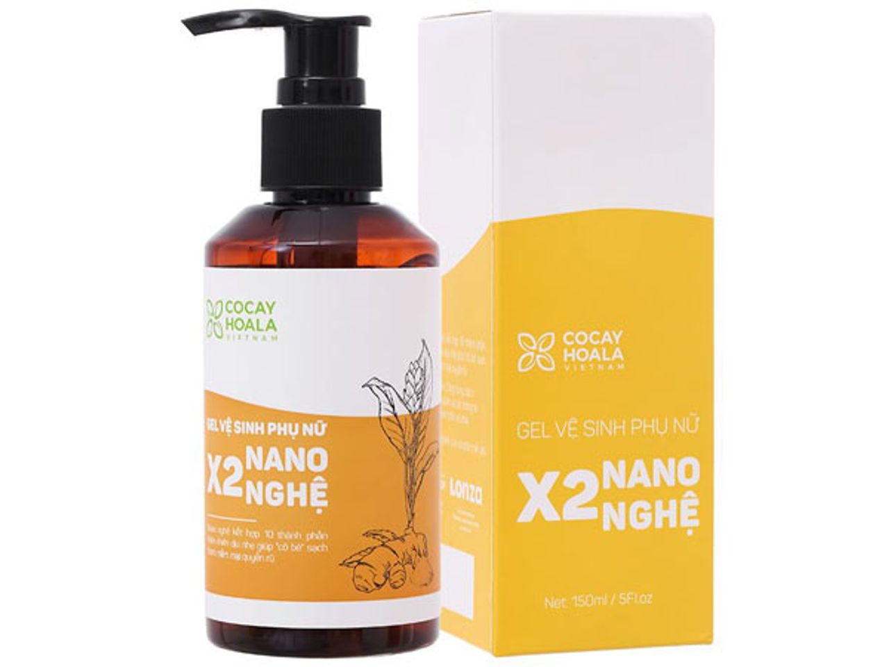 Dung dịch vệ sinh trị nấm ngứa Gel X2 Nano Nghệ&nbsp;