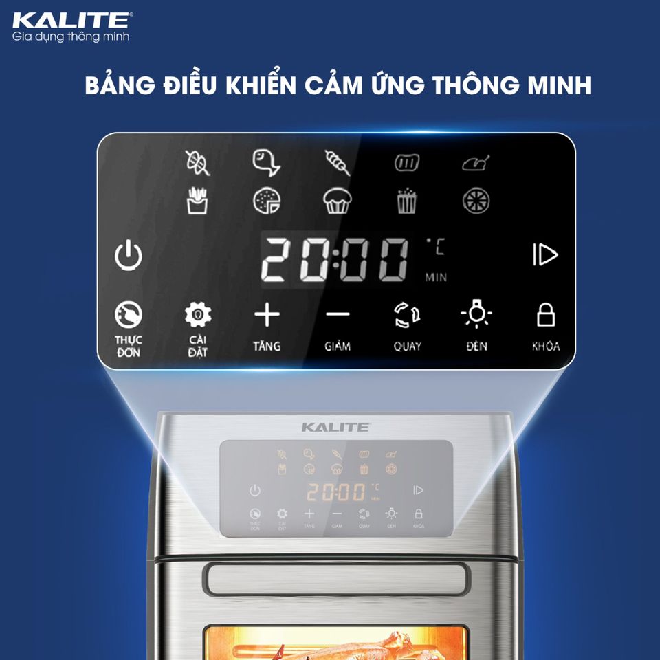 Nồi chiên không dầu Kalite KL-1500 15L - trợ thủ đắc lực trong căn bếp của mọi gia đình