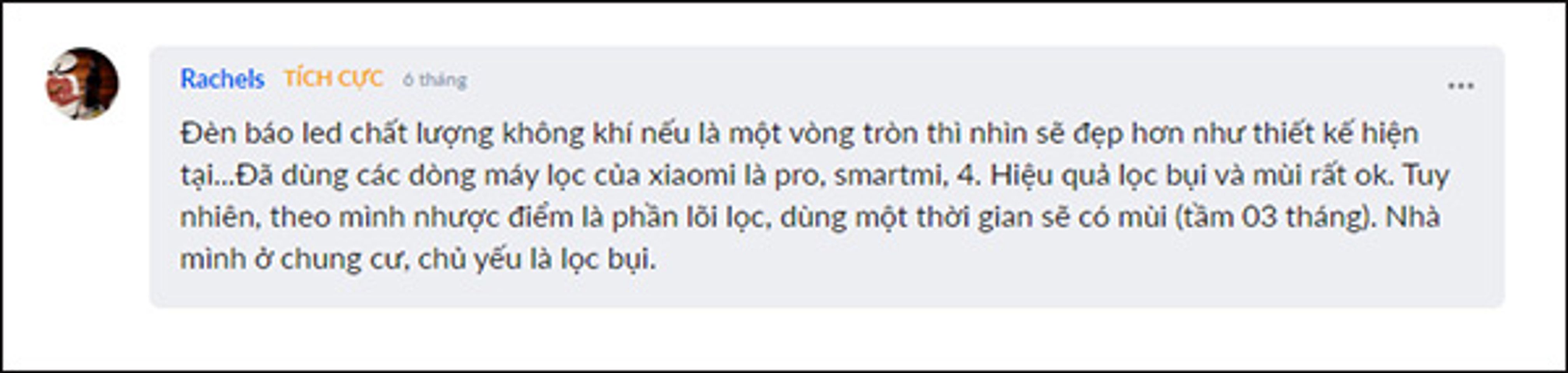 Đ&aacute;nh gi&aacute; về m&aacute;y l&agrave;m sạch kh&ocirc;ng kh&iacute; của người ti&ecirc;u d&ugrave;ng