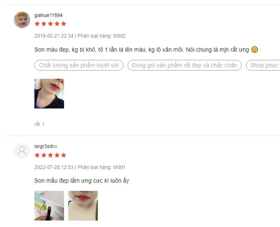 Review Son H&agrave;n Quốc Eglips Muse In Lipstick