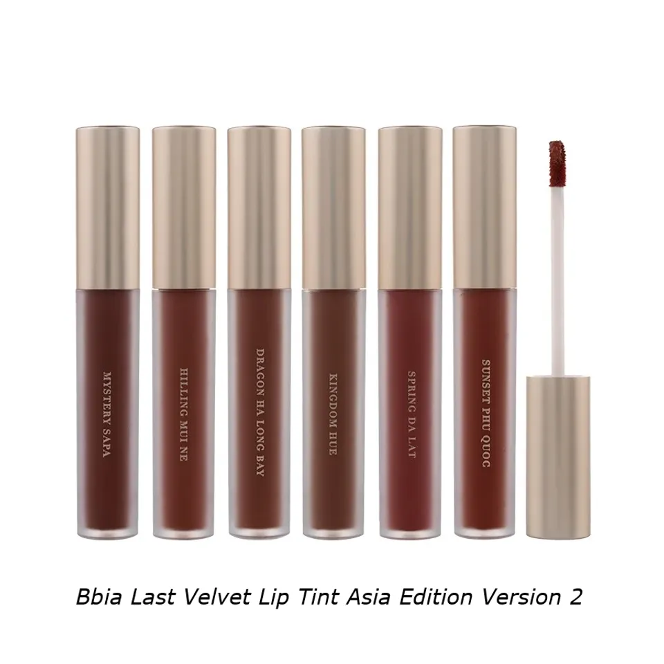 Son kem Bbia Last Velvet Lip Tint Asia Edition Ver 2