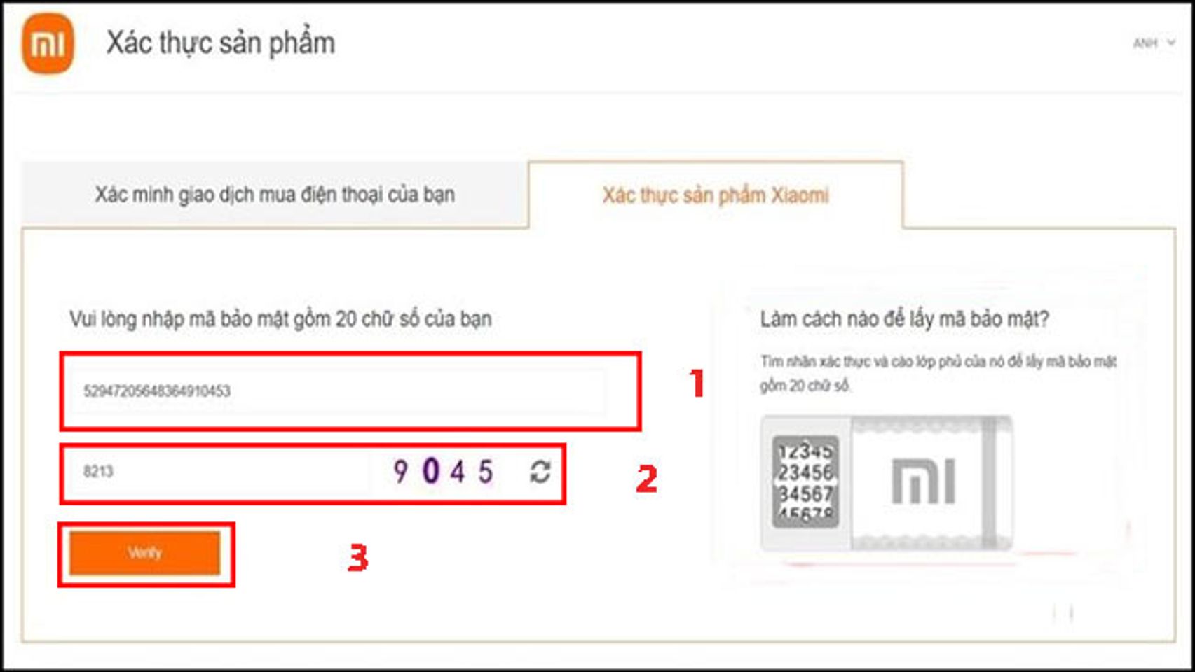 Kiểm tra bảo h&agrave;nh c&aacute;c sản phẩm của Xiaomi