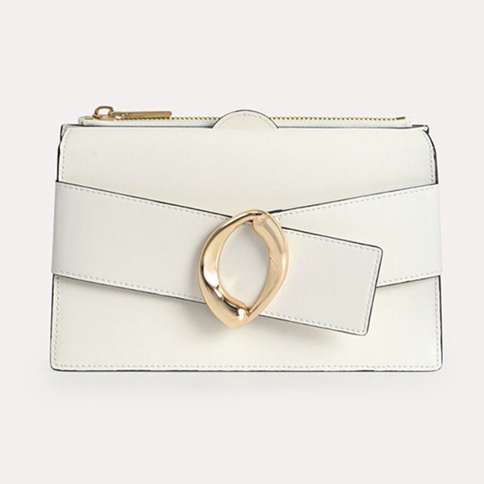 T&uacute;i đeo ch&eacute;o nữ Pedro Textured Leather Shoulder đẹp