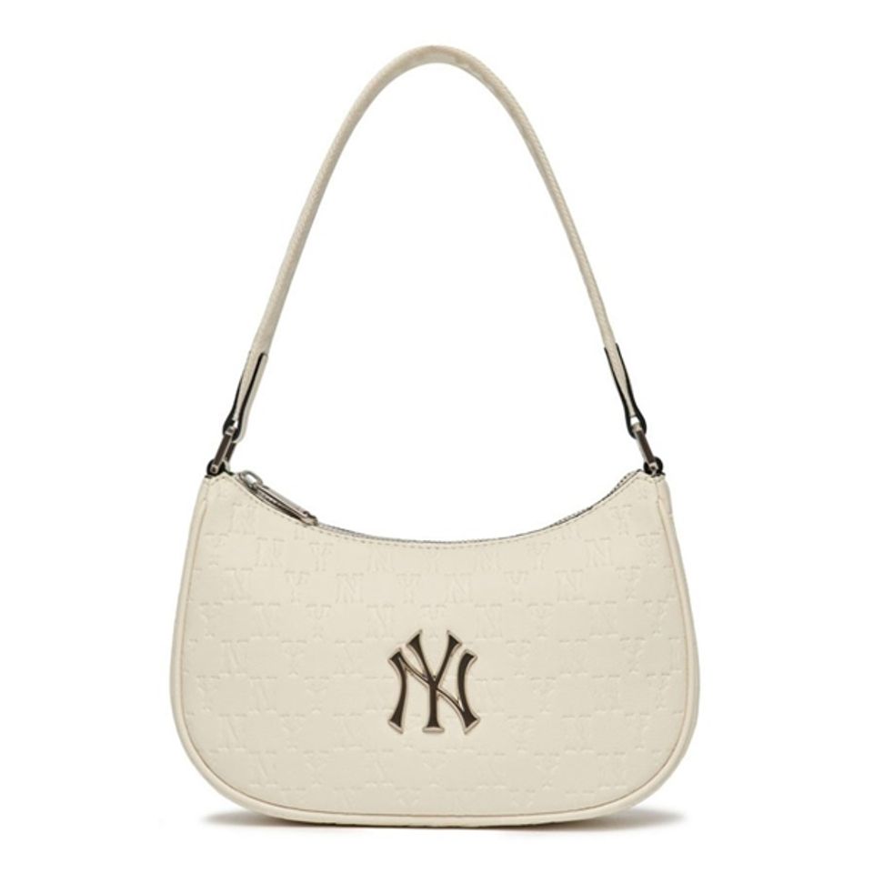 T&uacute;i đeo vai MLB Embossed Hobo Bag 3ABQS022N-50CRS đẹp