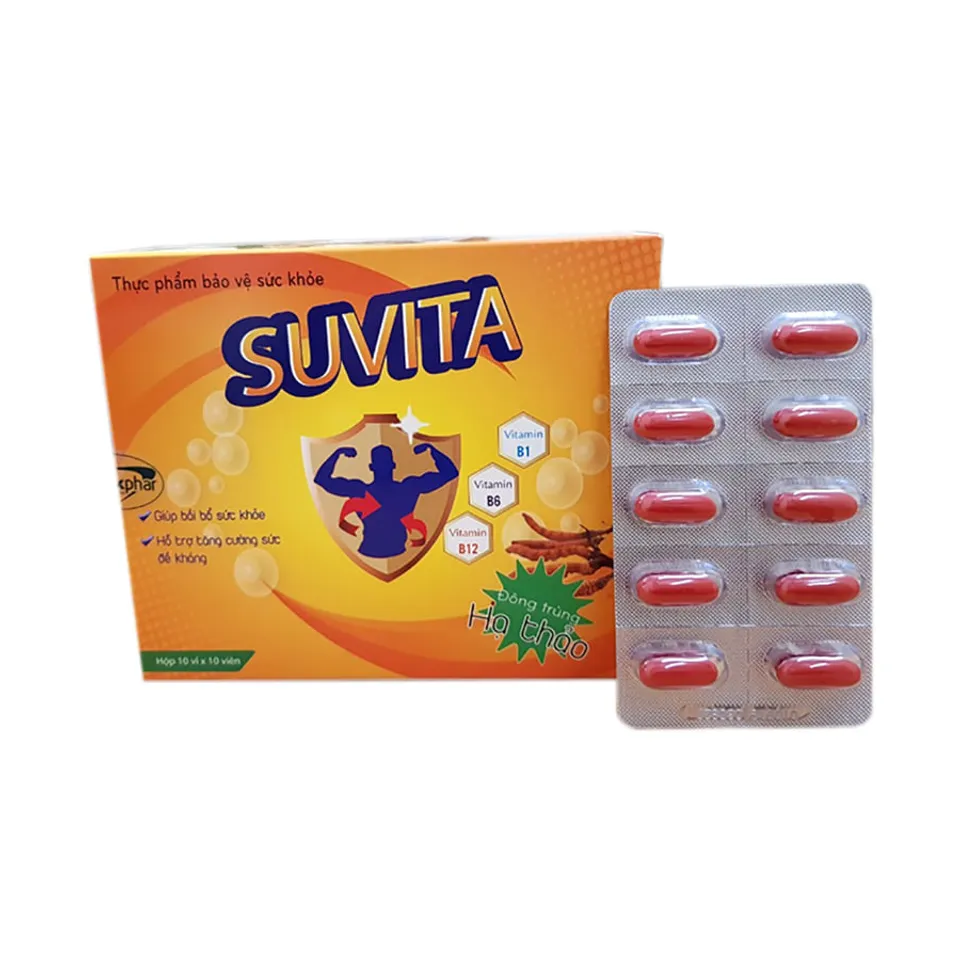 Viên uống bổ sung vitamin B tổng hợp Suvita 3B hỗ trợ tốt cho sức khỏe