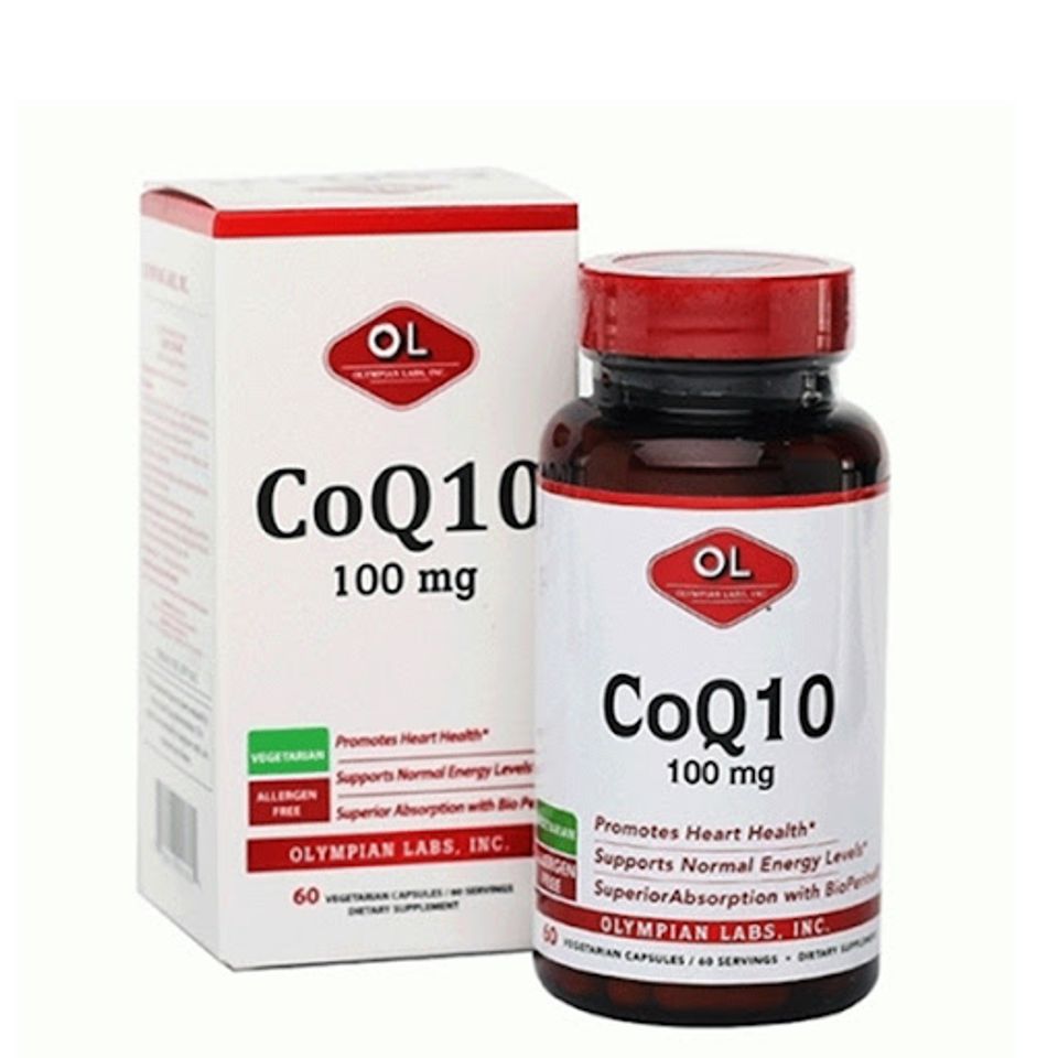 Vi&ecirc;n Uống Hỗ Trợ Sức Khỏe Tim Mạch COQ10 100mg Olympian Labs Ch&iacute;nh H&atilde;ng