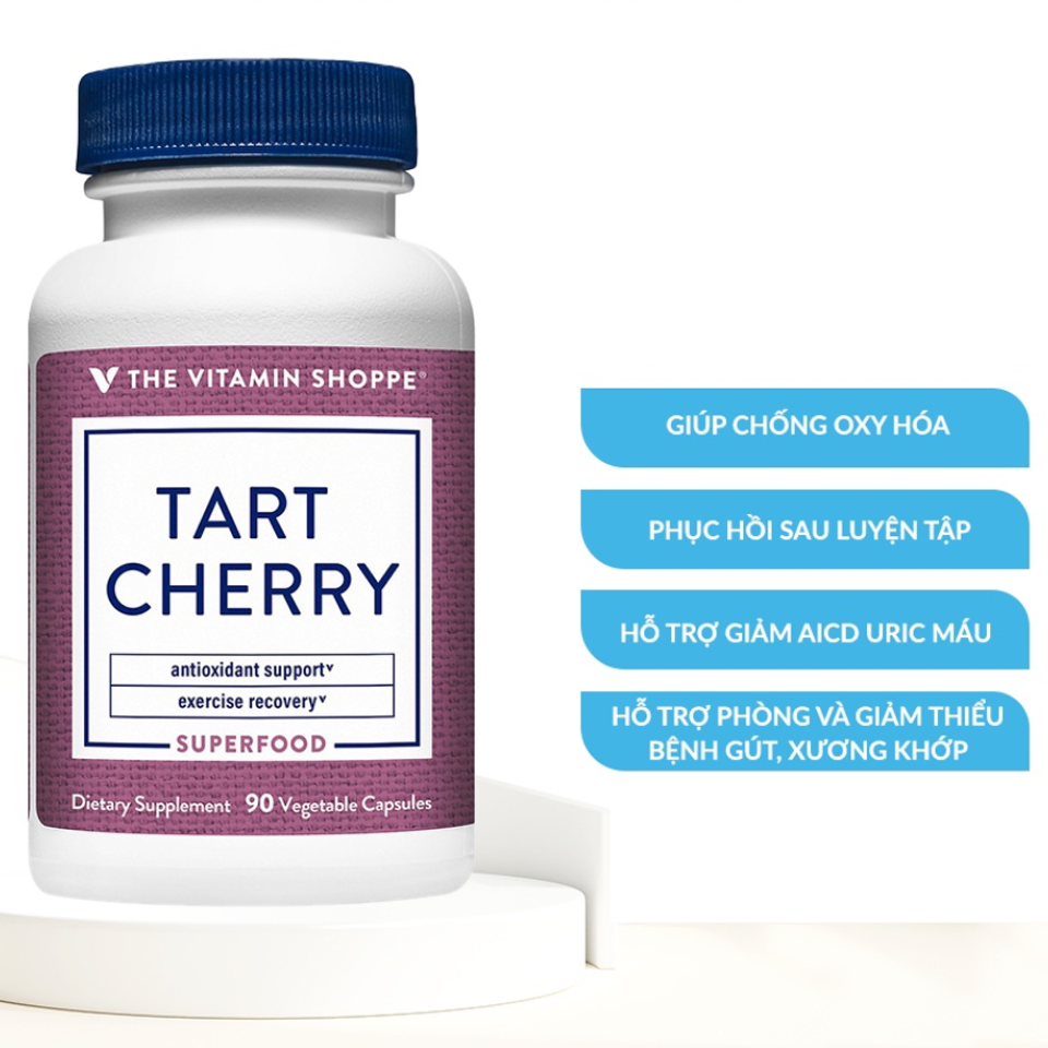Viên uống The Vitamin Shopee Tart Cherry hộp 90 viên