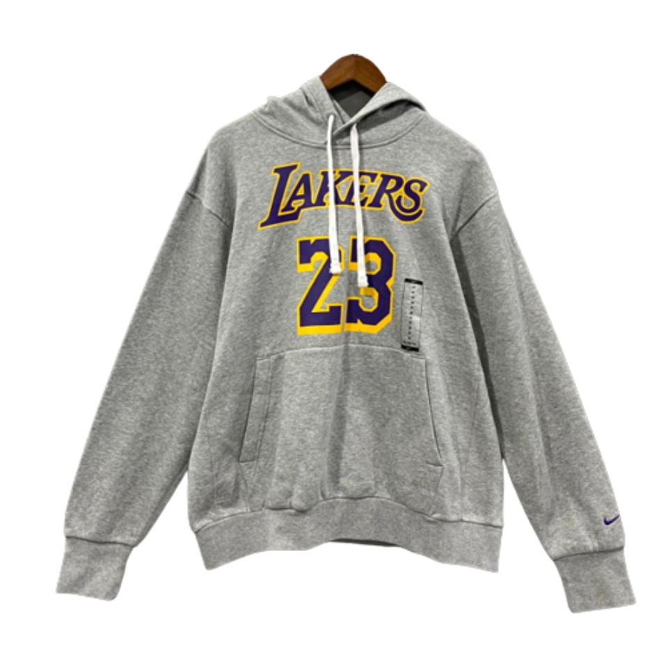 Áo hoodie Nike Basketball Lakers 23 Grey CZ0282-063
