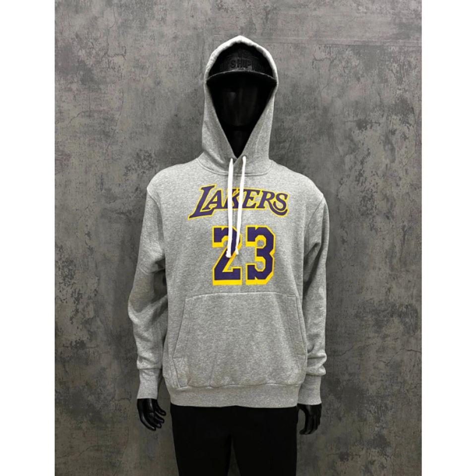 Áo hoodie Nike Basketball Lakers 23 Grey CZ0282-063