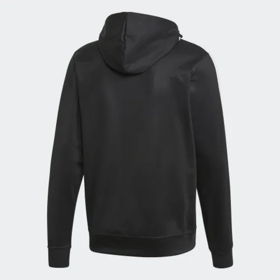 Áo khoác Adidas 3-Stripes Piqué Hoodie FL3607 màu đen